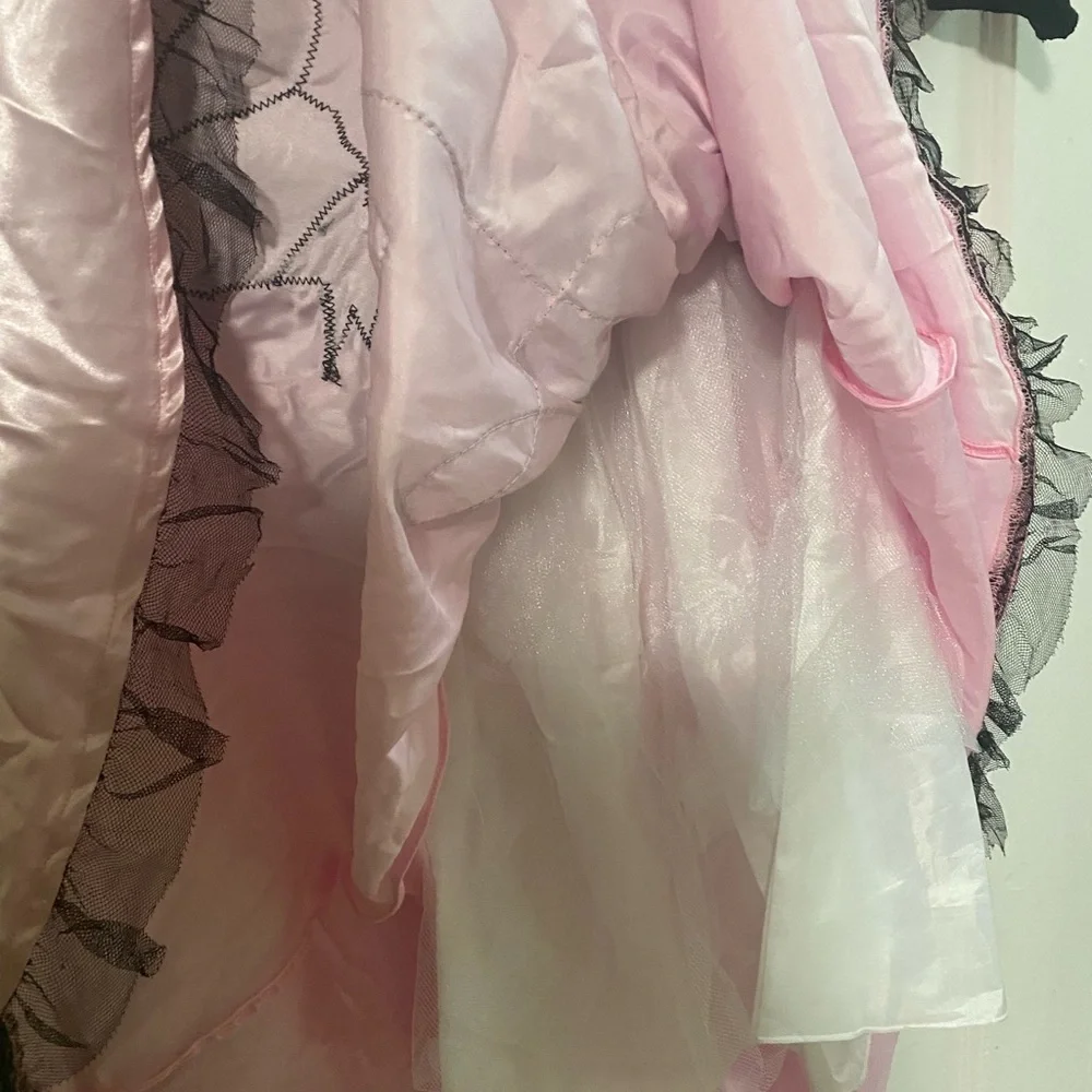 Miss Sock Hop Pink & Black Dress With Belt - Childs Halloween Costume**